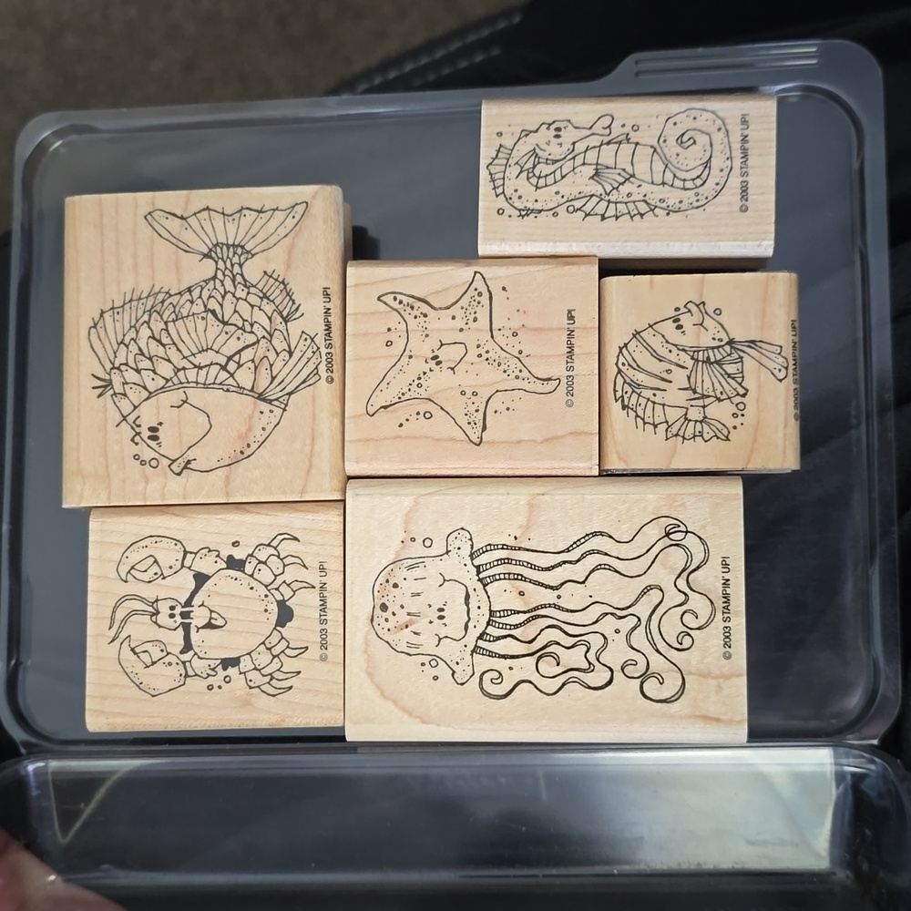 Stampin' Up! FISHY FRIENDS  Retired Stamp set